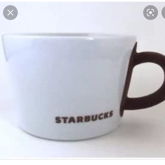 Starbucks 2010 brown felt handle mug